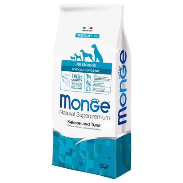 Monge Dog Speciality Line All Breeds Hypo, Adult  Salome-Tuna  - 12 kg