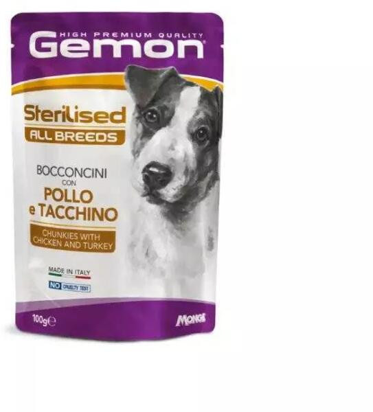 Gemon Dog Pouch Csirke & Pulyka 12x100g