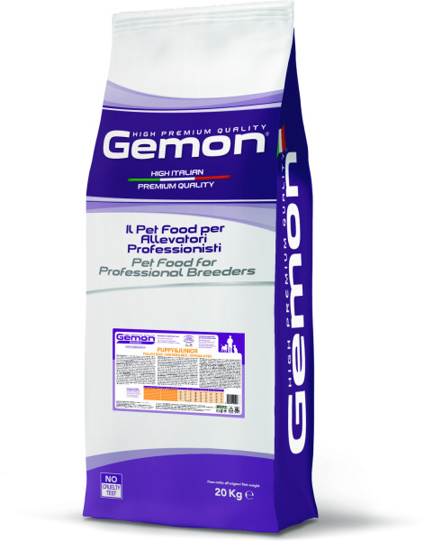 Gemon Dog Puppy & Junior with Chicken & Rice - 20 kg