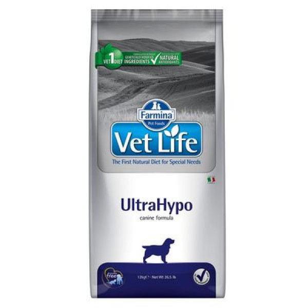 Vet Life Natural Diet Dog Ultrahypo - 12 kg