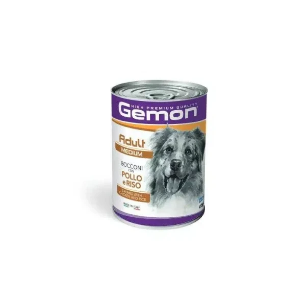 Gemon Dog 415g konzerv Adult Medium Csirke & Rizs - 24x415