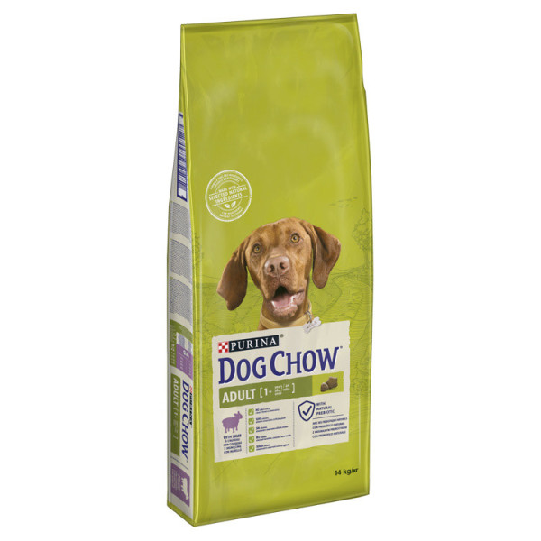 Dog Chow Adult Báránnyal száraz kutyaeledel - 14 kg